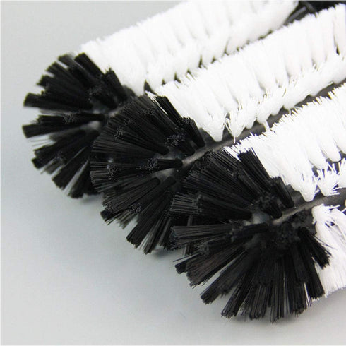 Water Bottle Cleaning Brush Glass Cup Washer with Suction Base 3 Head Bristle Brush for Beer Cup, Long Leg Cup, Red Wine Glass & More Bar Kitchen ...