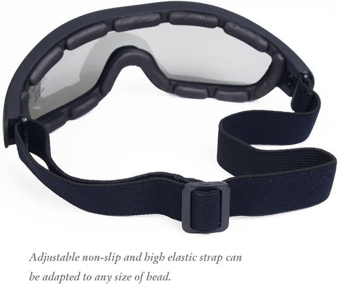 UV Protective Outdoor Glasses Motorcycle Goggles Military Sunglasses Tactical Goggles...