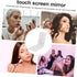 Travel Makeup Brush Set With LED Light Mirror, Travel Makeup Brush Set, Makeup Brush Set with LED Mirror Case Portable Travel Size, Travel Makeup ...