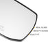 X AUTOHAUX Car Rearview Right Passenger Side Mirror Glass Replacement W/Backing Plate Heated White Glass for Nissan Altima Sentra 2013 2014 2015 2...