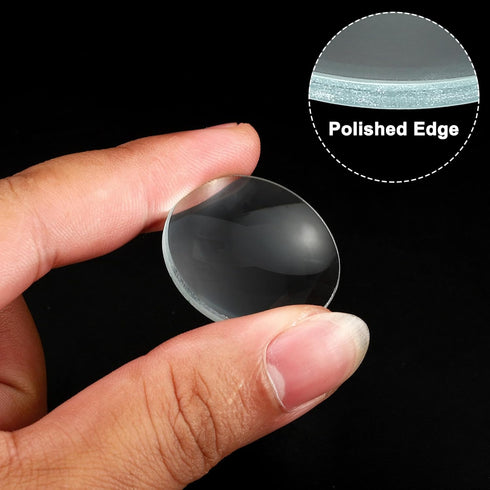 PATIKIL 5cm,10cm Focal Length Double Convex and 7.5cm,10cm Focal Length Double Concave Lens 1 Set, 6 Pack Glass Optically Polished Round Edges Len...