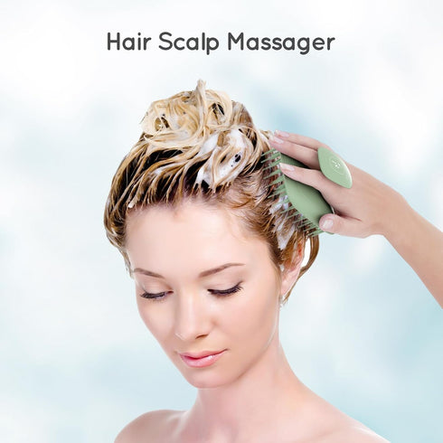 Scalp Massager Shampoo Brush,Scalp Scrubber for Dandruff Removal, Scalp Care Hair Brush Wet & Dry detangler for Men and Women?Hard for medium long...