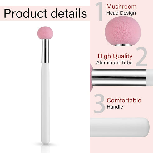 Sibba Foundation Brushes 4 PCS Makeup Setting Powder Blush Beauty Techniques Sponge Angled Stick Liquid Concealer Cream Nose Face Contour Make Up ...