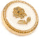 20 pcs Elegant White Enamel Rose Sewing Metal Shank Buttons for Coats -23mm -7/8"...