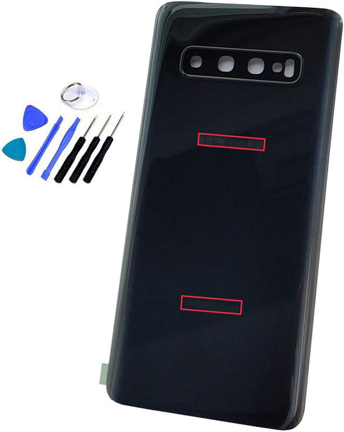 Galaxy S10+,S10 Plus Rear Back Glass Door Cover Replacement for Samsung Galaxy S10+ SM-G975U G975W G975F G975U1 G975N G975X 6.4",Camera Glass Lens...