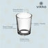 Vikko Small Orange Fruit Juice Glasses, 5 oz, Set of 6, Durable Glass Tumblers, Dishwasher Safe...
