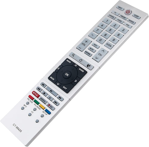 Allimity CT-90428 Replaced Remote Control Fit for Toshiba LED LCD TV 58L7300U 39L4300U 50L4300U 65L7300UM 65L7300U 32L4300U 50L7300U...