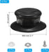 uxcell 4pcs Pot Pan Lids Replacement Knob, Plastic Pan Cover Holding Handles Fits Skillets and Kitchen Cookware Covers, Black...