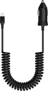 Scosche CPDi4203 PowerVolt 20-Watt MFi Certified Fast Car Charger Power Delivery 3.0 with Attached 4-Foot Adjustable Coiled Lightning Cable for Al...