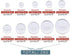 SEMINI Mixed Size 8mm-25mm 280Pcs Black/White/Transparent Resin Buttons Small Big 2 Holes Buttons Craft Buttons for Sewing,Women Men Children Clot...