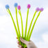 30 Pieces Color Changing Flower Pens, Gel Flower Pens 0.5mm Black Creative Gel Ink Rollerball Pen Tulip Ballpoint Pens Suitable for Home Office Sc...
