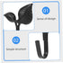 4pcs Bathroom Door Hooks Entryway Key Hook Wall Coat Hooks Wall Mount Coat Hooks Coat Towel Hooks Iron Art Hook Hat Hook Leaf Shaped Hook Decorati...