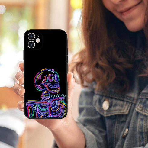 Cool iPhone 11 Case for Boys Men,Cartoon Street Fashion Shockproof Protection TPU Camera Protection Designer Case for iPhone 11 Purple...