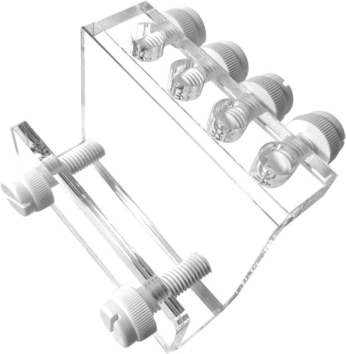 Acrylic Aquarium Soft Tube Fixture Holder for Holding Doing Pump Soft Hose (2 Pieces)...