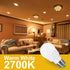 ILC RGB LED Light Bulb, Color Changing Light Bulb, 40W Equivalent, 450LM, 2700K Warm White 5W E26 Screw Base RGBW, Flood Light Bulb- 12 Color Choi...