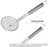 Kaixin Skimmer Spoon Fry Oil Mesh Strainer Spider Stainless Steel Asian Metal Large Fat Fish French Round Slotted Ladle Deep Wire Basket Fine Grea...
