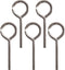 5/32" Hex Dogging Key, Allen Key Sets Wrench Keychain Push Bar Panic Bar Key - 5 Pack, Nickel...