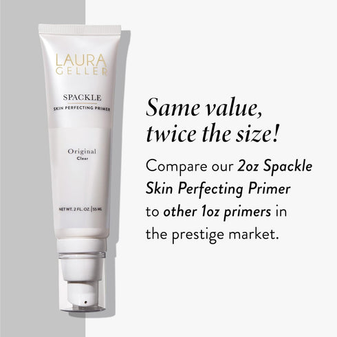 LAURA GELLER NEW YORK Spackle Super-Size - Original - 2 Fl Oz - Skin Perfecting Primer Makeup with Hyaluronic Acid - Long-Wear Foundation Face Pri...