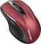 TECKNET Wireless Mouse (2.4G & BT5.0/3.0) Silent Mouse 4800 DPI Computer Mouse 6 Buttons Bluetooth Mouse, USB A Mouse Wide Compatibility - Red...