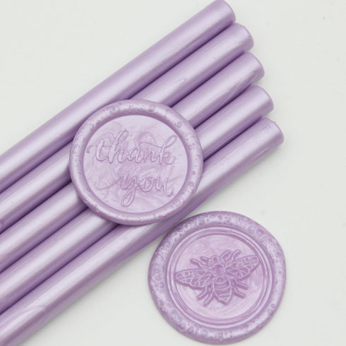 Lilac Purple Wax Seal Sticks 26pcs, Andotopee Glue Gun Wax Seal Sticks for Wax Seal Stamp, Premium Sealing Wax for Envelope Letter Seal Wedding In...