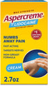 Aspercreme With Lidocaine Maximum Strength Pain Relief Cream, 2.7 oz....