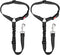 SlowTon Dog Seat Belt for Car, 2 Pack Dog Car Harness Seatbelt Adjustable with Elastic Bungee Buffer, 2 in 1 Pet Car Leash Headrest Restraint Dog ...