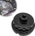 64mm Aluminum Oil Filter Wrench Cap Removal Tool, Compatible with RAV4, Highlander Toyota, Lexus, Camry, Scion, 2.5-5.7L Engines, Black...