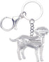 Cute Enamel Dog Keychain Keyring Pets Dog Keyrings for Women Purse Bag Accessories Charms...