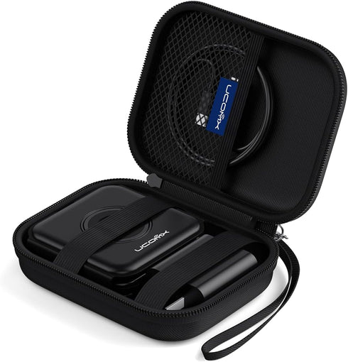 UCOMX Travel Case for 3 in 1 Wireless Charger,Hard EVA Carrying Charger Case,Portable Storage Waterproof Bag with Zipper,Soft Durable Pouch Bag fo...