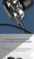 Waterproof Bass Boosting Headphones. Wired Earbuds with Microphone. for Kids, School, Gym, Gaming, Music (Blue)...