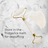 Gua Sha Facial Tools & Jade Roller for Face, Eye & Neck Skin Care, 100% Natural Jade Stone Face Roller Gua Sha Massage Tool, Eye Roller for Puffy ...