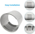 Air Conditioner Hose Extention Coupler 5 Inches, Portable AC Exhaust Vent Hose Connector Coupling Universal Fits Clockwise and Counter-Clockwise T...
