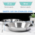 Whisker Fatigue Cat Bowl, SUS304 Stainless Steel Cat Bowls for Food and Water for Medium Pets -Set of 2...