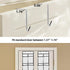 Over The Door Shoe Organizer, 14 Large Mesh Pockets Hanging Shoe Rack for Closet Organizers and Storage, White, 2-pack (white)...