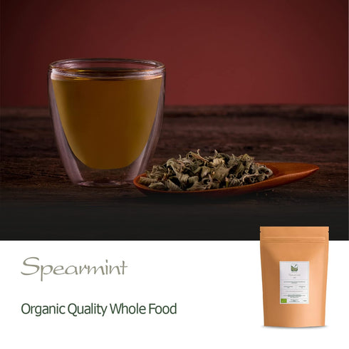 Spearmint Organic Leaf Herbal Tea - Mentha Spicata - Morrocan Nana Mint Spearmint Tea Leaves Spearmint Dried Herb Spearmint Herb Dried Spearmint L...