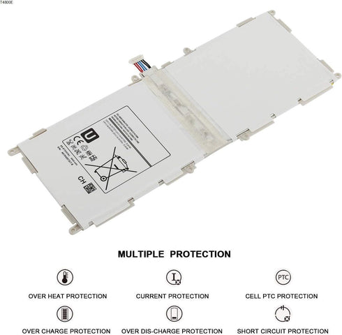 EB-BT530FBE EB-BT530FBC EB-BT530FBU Tablet Battery Replacement for Galaxy Tab 4 10.1" SM-T530(WiFi) T530NU T531(3G WiFi) T535(3G 4G LTE WiFi) T537...