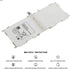 EB-BT530FBE EB-BT530FBC EB-BT530FBU Tablet Battery Replacement for Galaxy Tab 4 10.1" SM-T530(WiFi) T530NU T531(3G WiFi) T535(3G 4G LTE WiFi) T537...