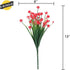 GREENRAIN 6 Bundles Artificial Flowers Lotus Outdoor Fake Flowers for Decoration UV Resistant No Fade Faux Plastic Plants Garden Porch Window Box ...