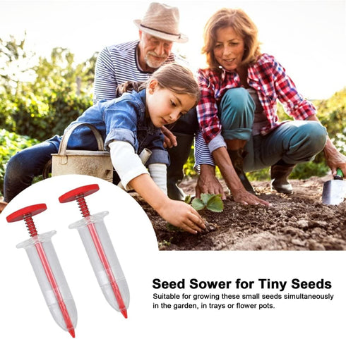 2 PCS Seeds Dispenser Mini Garden Seed Spreaders Seed Sowing Seeder Tool Seeder Tool for Horticultural Seeding...