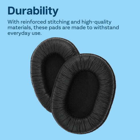 Ear Pads Replacement for Sony MDR-7506 / MDR-V6 / MDR-V7 / MDR-CD900ST Headphone by MMOBIEL - Memory Foam and Protein PU Ear Pad Cushions - Earpad...