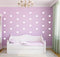 Heart Wall Decals Set – 96pcs 2-Inch Removable Vinyl Stickers for Kids Bedroom, Nursery, Playroom – Gender Neutral DIY Decor for Boys and Girls YY...