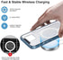Magnetic Clear Case for iPhone 11 Pro with Mag-Safe Wireless Charging,Anti-Yellow Soft Silicone TPU Protective Case with Magnets Crystal Clear Cov...