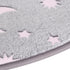 Noctilucent Mat Anti-Slip Rug Star Shinning in Night Door Mat Glow in Dark Decorative Floor Mat Outdoor Indoor Entrance Soft Carpet Semicircular 2...