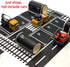 Play Road Tape for Toy Cars Trains 6-Pack Black Car Track Tape, Parking Spot Stick to Floors and Table Flat Surface,No Residue, for Kids Gift (TAP...