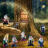 Enchanted Garden Decor: 7-Piece Gnome Miniature Statues, Elf's Joyful Atmosphere Ornaments - Ideal for Gardens, Backyards, Patios, Lawns, Bonsai, ...