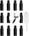 Beer Tap Cover Draft Faucet Keg Caps Rubber Tap Soother Sanitary Nipple Cover with Brush 12+1 Pcs...