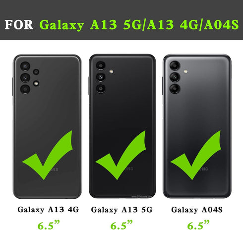KuDiNi for Samsung Galaxy A13 5G Case, a13 5G/4G/A04S Phone Case for Women Square Case Shockproof TPU Retro Elegant Classic Luxury Edge Full Prote...