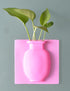Chezmax Flower Pot Silicone Sticky Vase 3PCs Hanging Decorative Reusable Wall-Mounted Flower Vase...
