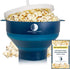 Silicone Popcorn Popper | microwave popcorn | dishwasher safe popcorn popper | air popper | popcorn bowl | 2-4 minute homemade popcorn | microwave...