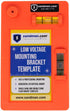 Low Voltage Mounting Bracket Template (TEMPLATE - SINGLE)...